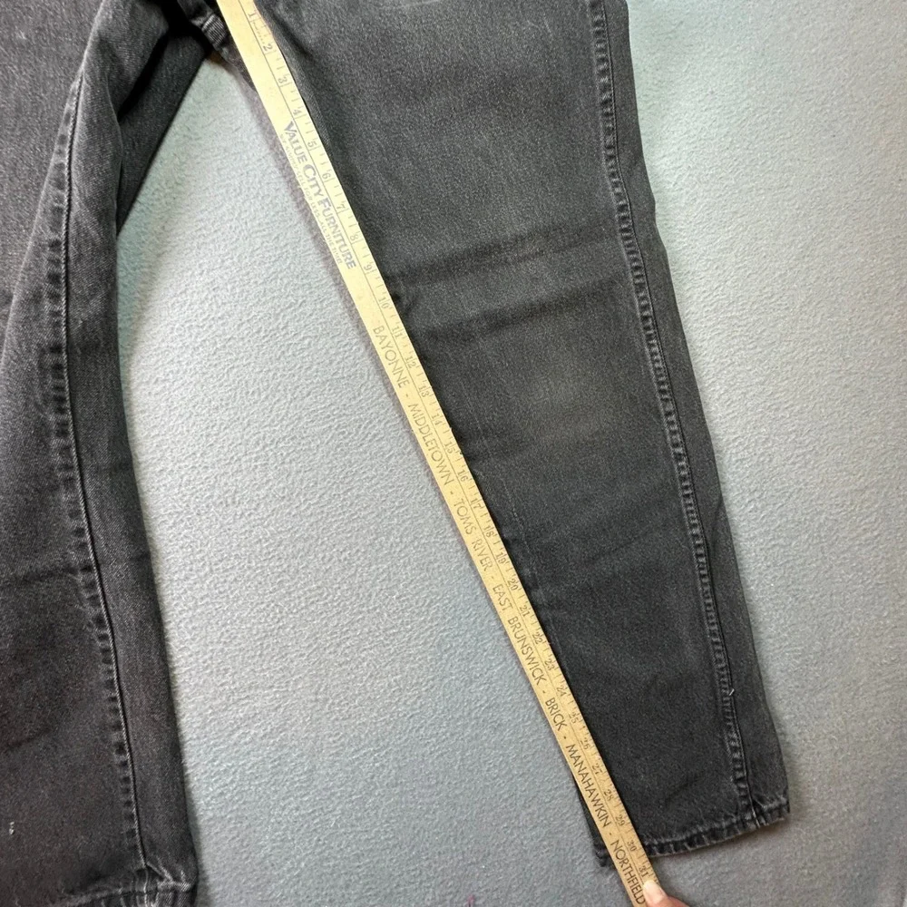 Wrangler Denim Tapered Leg Jeans Vintage Western‎ Workwear 30x30 Faded Black